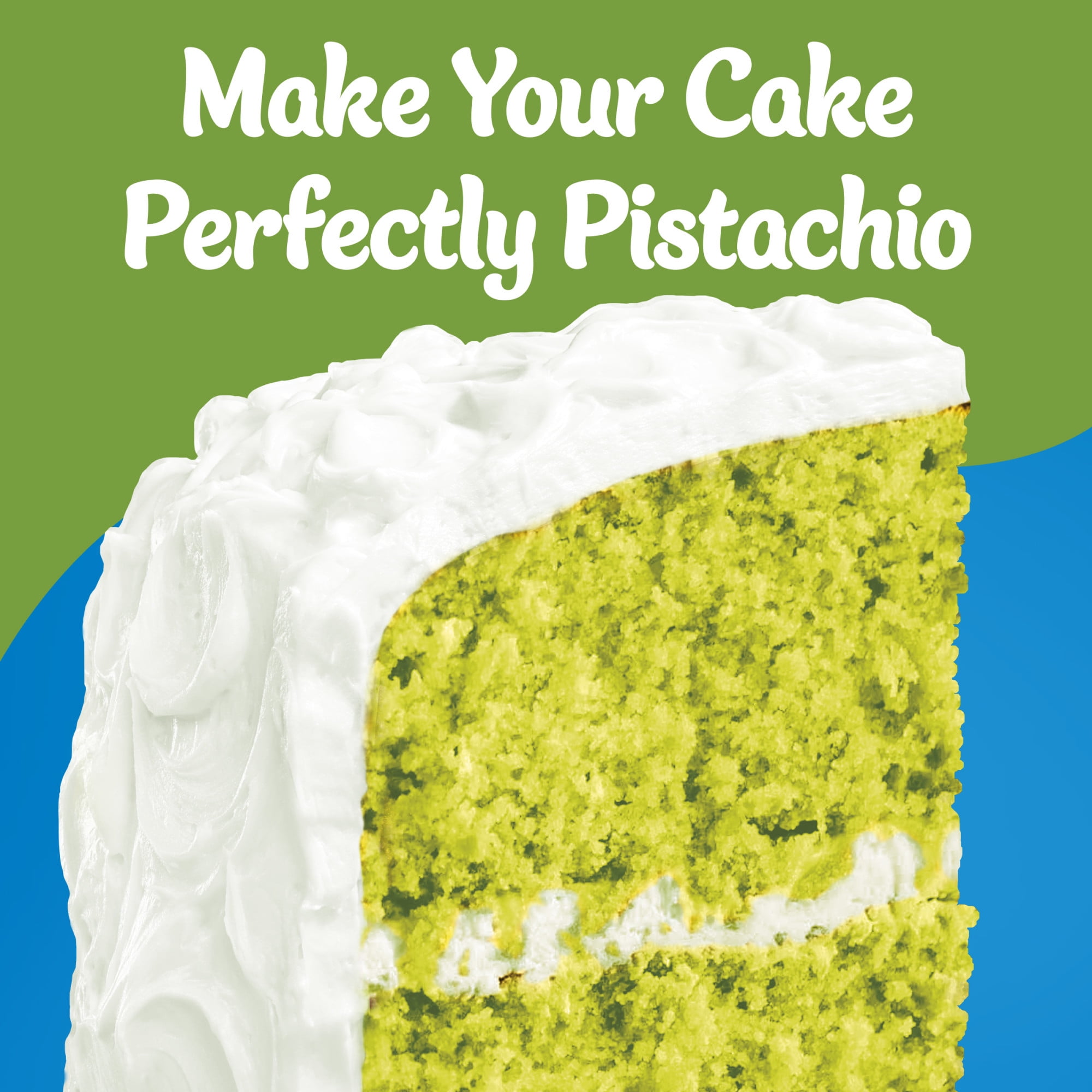 Pillsbury Moist Supreme Pistachio Cake Mix, 15.25 oz Box
