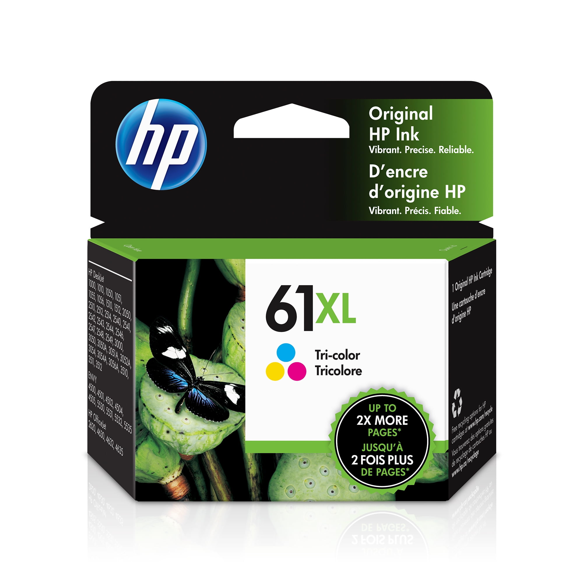 4 Pack CH562WN Color Ink Cartridge for HP 61 Deskjet 2510 2512 2514 2540 Printer 