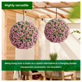 thumbnail image 5 of Artificial Topiary Balls Set of 2, Flower Topiary Balls Decorative Balls for Outdoor and Indoor, Wedding Decoration, 5 of 7