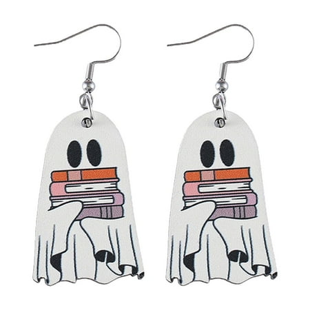 

Halloween Decorations Halloween Earrings For Women Cute Funny Earrings Halloween Lightweight Wood Dangle Drop Earrings Halloween Party Jewelry