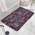 thumbnail image 3 of Pink Breast Cancer and Love Flannel Non Slip Door Rugs,Washable Door Mats Indoor,Decorative Door Mats,Dirt-Resistant and Absorbent Doormat for Entrance,Bedroom,Kitchen,Bathroom,23.5x16in(60x40cm), 3 of 5