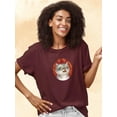 thumbnail image 2 of Angry Cat T-Shirt Women -Kayomi Harai Designs, Female 5X-Large, 2 of 4