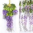thumbnail image 6 of Artificial Wisteria Flower String - Lifelike Decorative Vine for Weddings, Parties, and Home Décor, 6 of 6