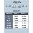 thumbnail image 5 of Jockey Essentials® Men's Made in America® 100% Cotton Tank Top, 2 Pack, Undershirt, Comfort A-shirt, USA Made, Sizes Small, Medium, Large, Extra Large, 2XL, 3XL, 6841, 5 of 7