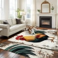 thumbnail image 2 of 5x7 Area Rugs for Living Room, Vintage Rooster Non Slip Area Rugs for Kitchen Bedroom Entryway, Retro Farmhouse Rooster Watercolor Washable Carpet Runner Rug Floor Mats for Bedroom Home Decor, 2 of 9
