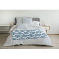 thumbnail image 3 of Simply Daisy Diamond Jive Fleece Throw Blanket, Blue, Oversized Throw, 3 of 4