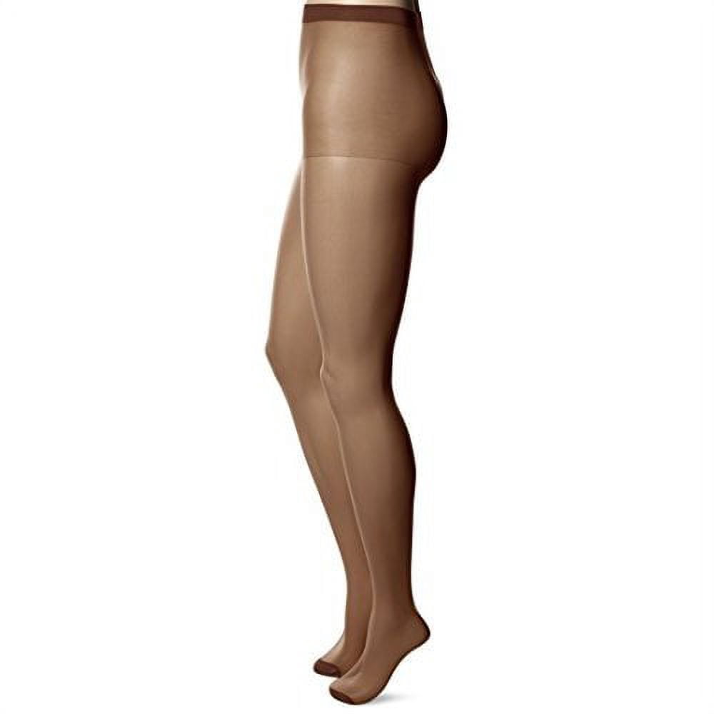 No Nonsense Women's Ultra Sheer Hosiery 1 Pair Pack Jet Brown D
