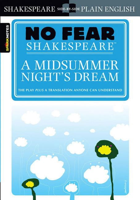 A Midsummer Night S Dream No Fear Shakespeare Study Guide Paperback Walmart Com