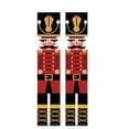thumbnail image 2 of Pancartas de puerta de Navidad, pareado de tela de poliéster, decoración de vacaciones, bandera de porche, adorno colgante tipo K 1 par Eigraketly HA002106-11B, 2 of 7