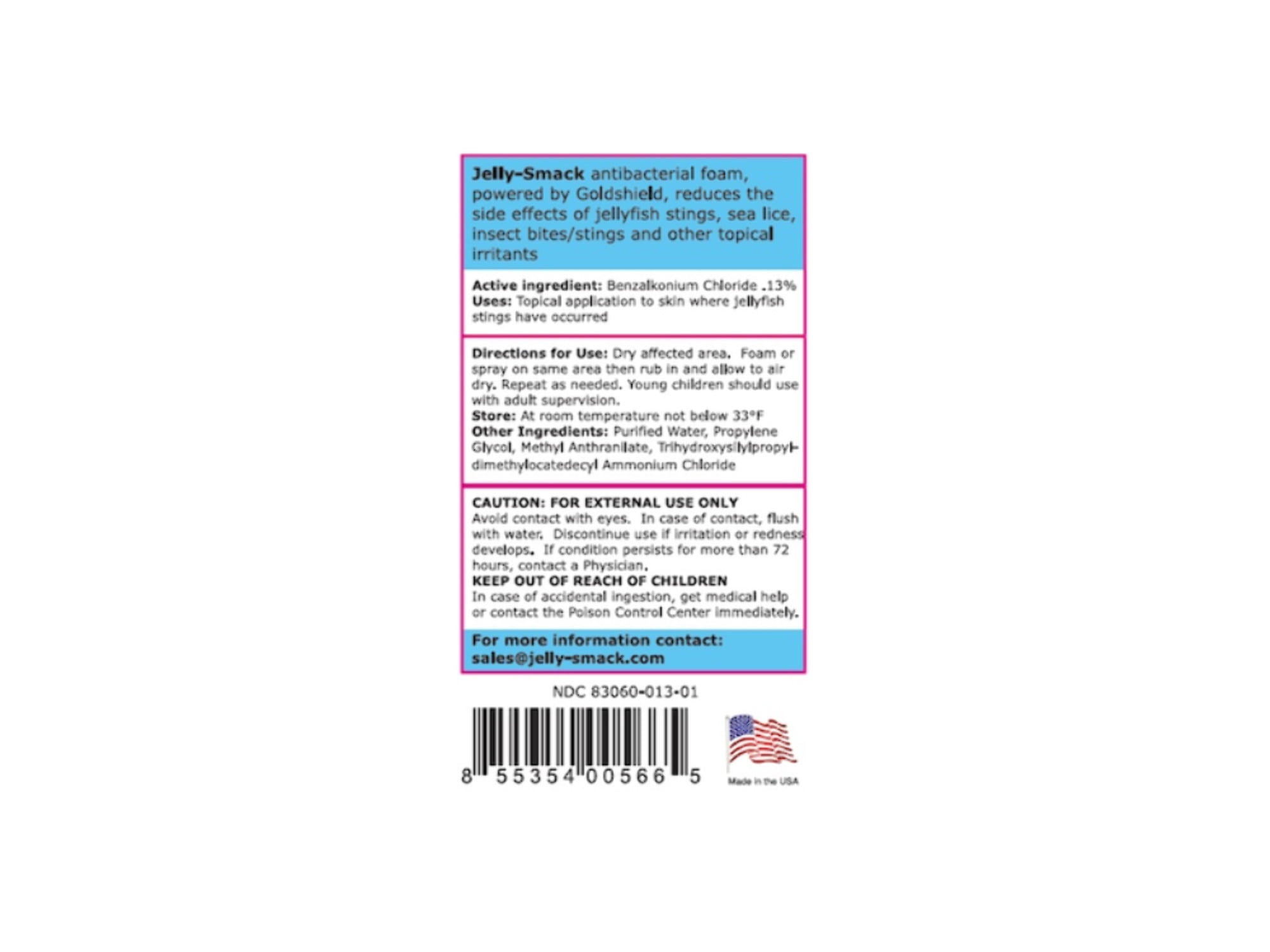 Jelly-Smack Bite and Sting Relief Treatment