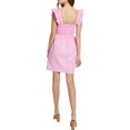 thumbnail image 2 of French Connection Womens Isla Cotton Poplin Mini Dress Begonia Pink 6, 2 of 2