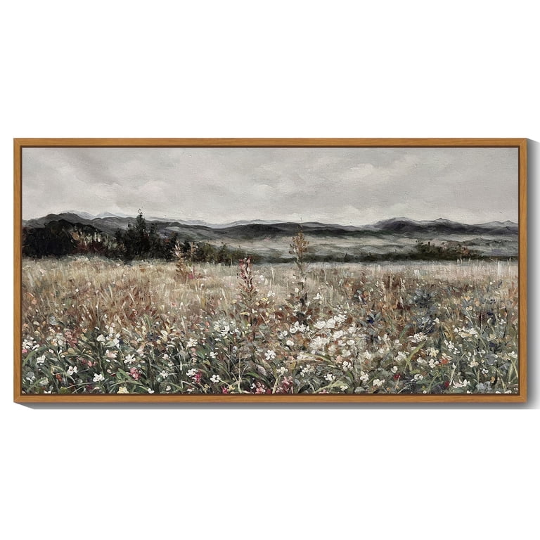 Drsoum 20x40 Vintage Landscape Large Framed Canvas Wall Art photo 1