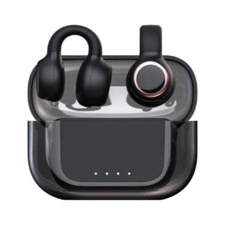 RBCKVXZ Wireless Ear Clip Skeleton Conduction Headphones Bluetooth 5.3 Waterproofs Open Ear Headphones Apply for Running Sports Cycling Driving Birthday Gifts Black