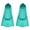 Green, variant on hengsof Swim Fins, Kids Swim Training Fins for Lap Swimming, Travel Size Flippers, Silicone Swimming Fins for Kids Teens Adults Women Men