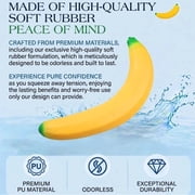 18 Giant Banana Squishy Toys, Jumbo Fake Slow Rising PU Foam Squeeze Banana For Students, Professionals For Stress Relief