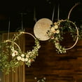 thumbnail image 5 of Yunhgft Bamboo Dream Catcher Rings Hoops Round Hoops Macrame Rings for DIY Craft Party Wood, 5 of 9