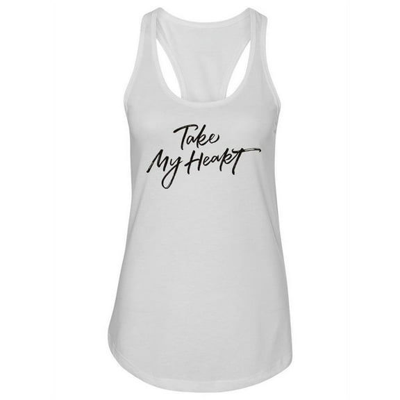 Take My Heart. Tank Women -Image by Shutterstock, Female x-Large
