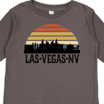 thumbnail image 4 of Inktastic Las Vegas Nevada Skyline Retro Boys or Girls Long Sleeve Toddler T-Shirt, 4 of 5