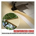 thumbnail image 5 of LouZub 8' x 16' White Rectangle CTAPR0812 Sun Shade Sail Canopy Mesh Fabric UV Block UPF50 - Heavy Duty - 190 GSM - 3 Years Warranty, 5 of 8