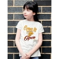 thumbnail image 2 of Welcome Vibes - Open Sign Emoji Graphic Youth's T-shirt, 2 of 4