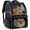 Black, variant on Double Cat Backpack Carrier for 2 Cats, Double-Compartment Pet Carrier Backpack for Two Small Cat or One Medium Cat, Cats Carrier Backpack Dog Carrier Backpack Fits Up to 24 Lbs,Black