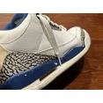 thumbnail image 3 of Ni - ke Ni - ke 136064 104 Jordan 3 Retro Blue White Mens 8.5 Hi Basketball Sneaker Shoes, 3 of 5