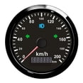 thumbnail image 4 of 85mm GPS Speedometer With Red Backlight 125km/ 200km/h For Car Boat Truck 12V 24V Over Speed Buzzer Alarm Left Right, 4 of 7