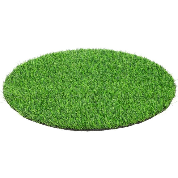 SOPOTUTU Artificial Grass Table Mat Green Synthetic Lawn Decor for Outdoor Dining and Buffet Tables