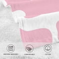 thumbnail image 4 of GZHJMY Pink Cow Print Camo Camoflage Cotton Towels Set 2 Pcs Absorbent Hand Towel Face Towels Kitchen Towels Bath Towels for Bathroom Laundry Room Kitchen 16 x 28 Inches, 4 of 7