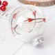 thumbnail image 3 of Bolas transparentes navideñas, 12 unidades/juego, rellenas de espuma, copos de nieve, adornos artesanales, 3 of 5