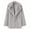 Gray, variant on KICILVS Faux Fur Jacket Women Notched Collar Oversized Fuzzy Luxury Long Sleeve Coat Warm Winter Fall Trendy Outerwear
