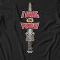 thumbnail image 3 of Masters Of The Universe Movie I Have The Power Sword Women's T Shirt (Black, S-XXL), 3 of 4