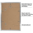 thumbnail image 3 of Americanflat 13x19 Picture Frame with Polished Plexiglass with 11x17 Mat 5 Pack Display Photo Frames - Silver, 3 of 8
