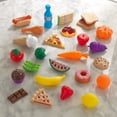 KidKraft 30Piece Plastic Play Food Set with Fruits, Veggies, Sweets