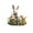 A, variant on Easter Cartoon Bunny Eggs 2D Flat Acrylic Outdoor Art Decorative Floor Plugs Potted Plants Decorative Props