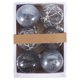thumbnail image 1 of GOOHOCHY 6 Adornos Navideños Colgantes de Plástico Delicados, Bolas para Árbol de Navidad, Accesorios para Fotos, 1 of 8