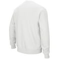 thumbnail image 2 of Men's Colosseum White Maryland Terrapins Arch & Logo Crew Neck Sweatshirt, 2 of 4