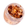 thumbnail image 3 of dianhelloya 1 Box Nail Art Sequins Decoration Golden/Silver Color Irregular Tin Foil Flake DIY Manicure UV Gel Polish 3D Glitter Nail Decoration Accessories for Salon & Home Nail Art C, 3 of 8