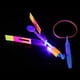 thumbnail image 5 of Helicóptero con flecha y luz LED para niños, juguete volador, tirachinas elástico, helicópteros voladores, regalo divertido para fiesta, 12 Uds., 5 of 8
