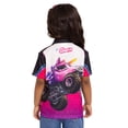 thumbnail image 4 of Monster Jam Sparkle Smash Toddler Boys Button Front Shirt with Short Sleeves, Sizes 12M-5T, 4 of 6