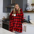 thumbnail image 6 of Solaris Deluxe Reversible Fleece Oversized Blanket Sweatshirt with Hood Super Soft Warm Large Plush Sleeved Throws for Adult Wom, 6 of 9