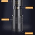 thumbnail image 4 of Telescopio Monocular con Zoom HD de 10-300x40, Teleobjetivo Móvil con Trípode para Acampar Al Aire Libre, Observar y Viajar, 4 of 5