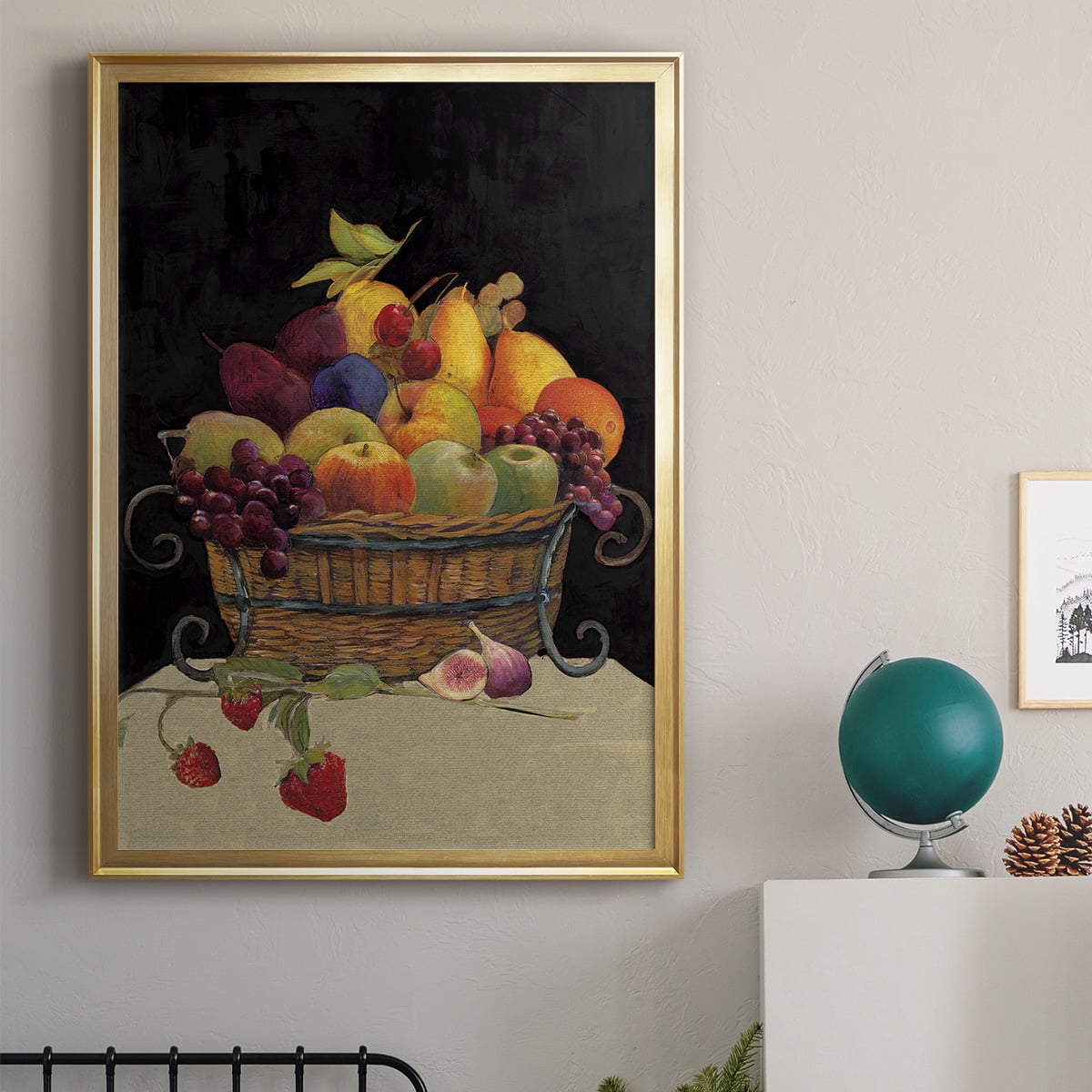 Fruit Basket I Revisit Premium Framed Print - Ready to Hang