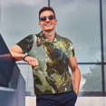 thumbnail image 4 of Fotbe Ferocious Dinosaur Camiseta Polo de Golf para Hombre con Estampado – Camisa Deportiva Transpirable con Cuello Abotonado-Large, 4 of 6