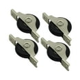 thumbnail image 4 of Sliding Door Wheels Rollers Nylon Pulley Set of 4 Durable Smooth Gliding for Home Furniture, 4 of 9