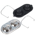 thumbnail image 2 of Chrome Master Cylinder Cover with Bails & Gaskets Replacement for 1967-1982 Chevrolet Corvette, 2 of 6