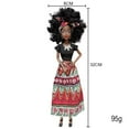 thumbnail image 4 of AlevRam 12-Inch African American Fashion Doll – Articulated Body, Curly Hair, Colorful Ethnic Skirt & Top Outfit, Gift for Kids Ages 3+, 4 of 5