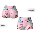 thumbnail image 5 of Lsque Bluey Pattern High Waisted Biker Shorts for Women-Tummy Control Fitness Athletic Workout Running Yoga Gym Shorts,Moisture-Wicking-Medium, 5 of 9