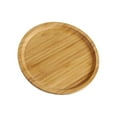 thumbnail image 3 of Round Wooden Serving Tray Tableware Stand Food Tray For Fruit Pizza 20 25 30Cm, 3 of 9