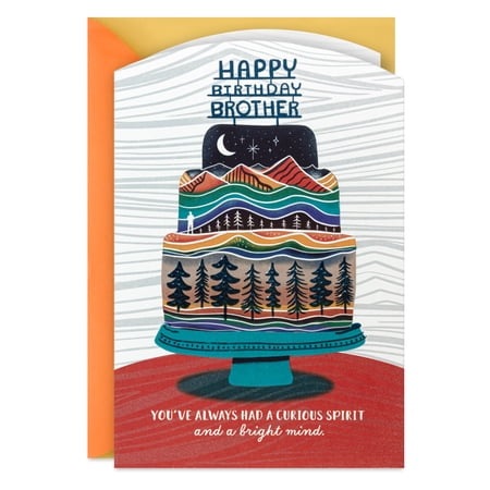 Hallmark Birthday Card for Brother (A Curious Spirit and Bright Mind)